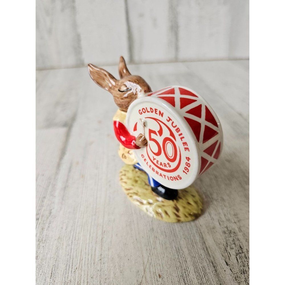 Royal Doulton drummer oompah band bunnykins bunny DB26 1984‎ figurine statue